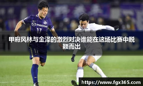 甲府风林与金泽的激烈对决谁能在这场比赛中脱颖而出